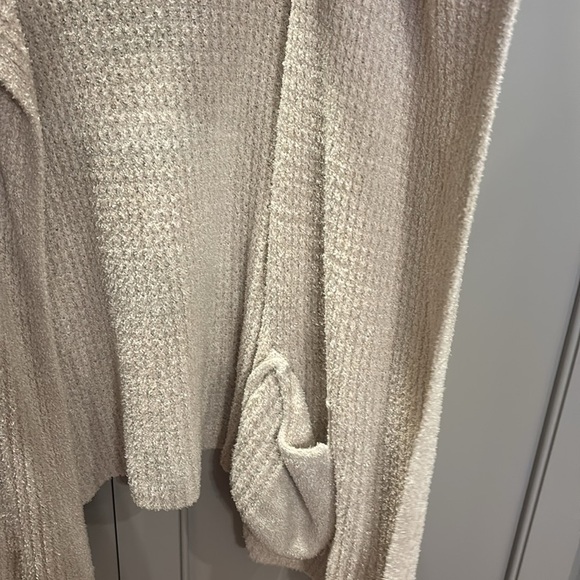 BAREFOOT DREAMS
Cozychic Lite Ribbed Drape Cardigan In Almond - Picture 4 of 6